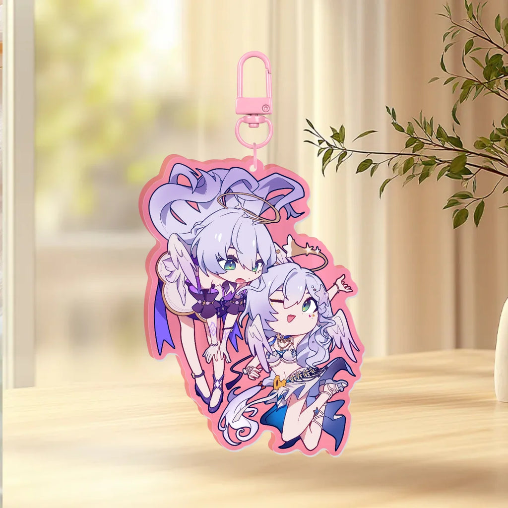 Honkai Star Rail Robin x Robin Keychain