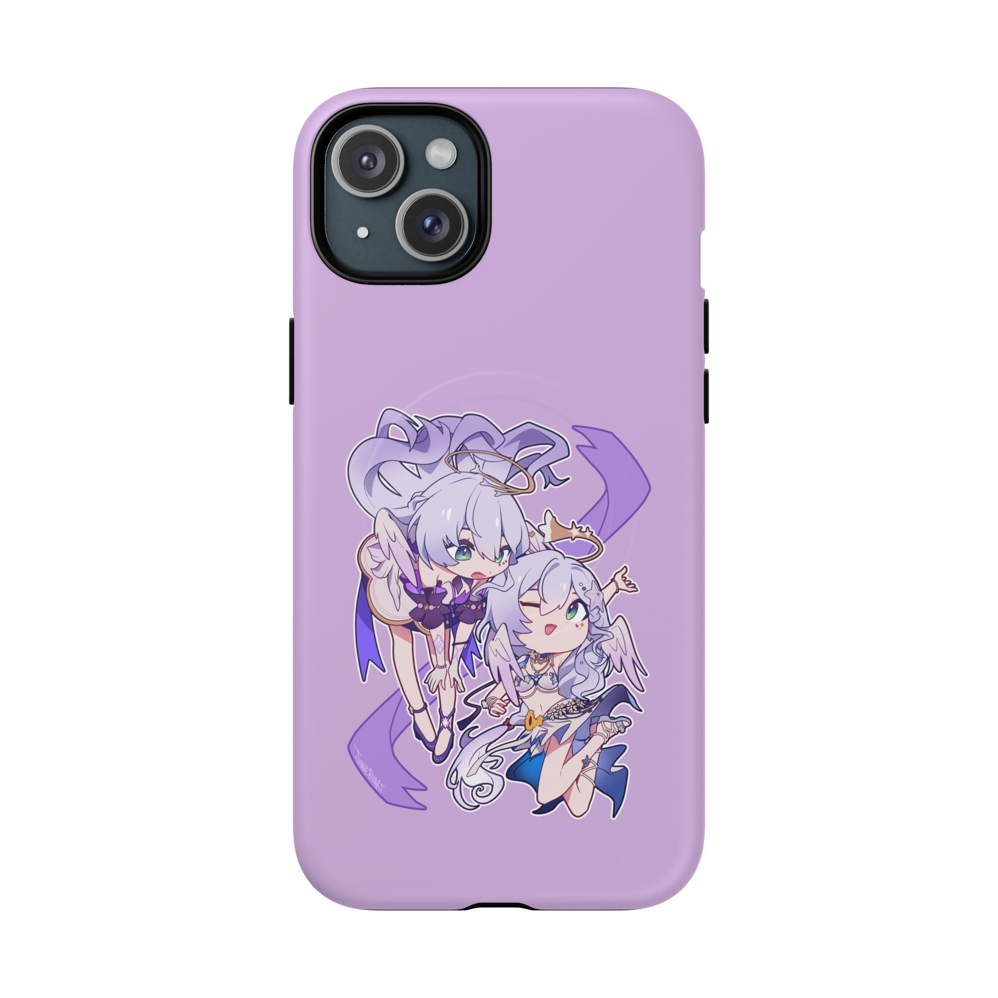 Honkai Star Rail Robin x Robin Phone Case — Lavender Tough Magnetic iPhone Cover