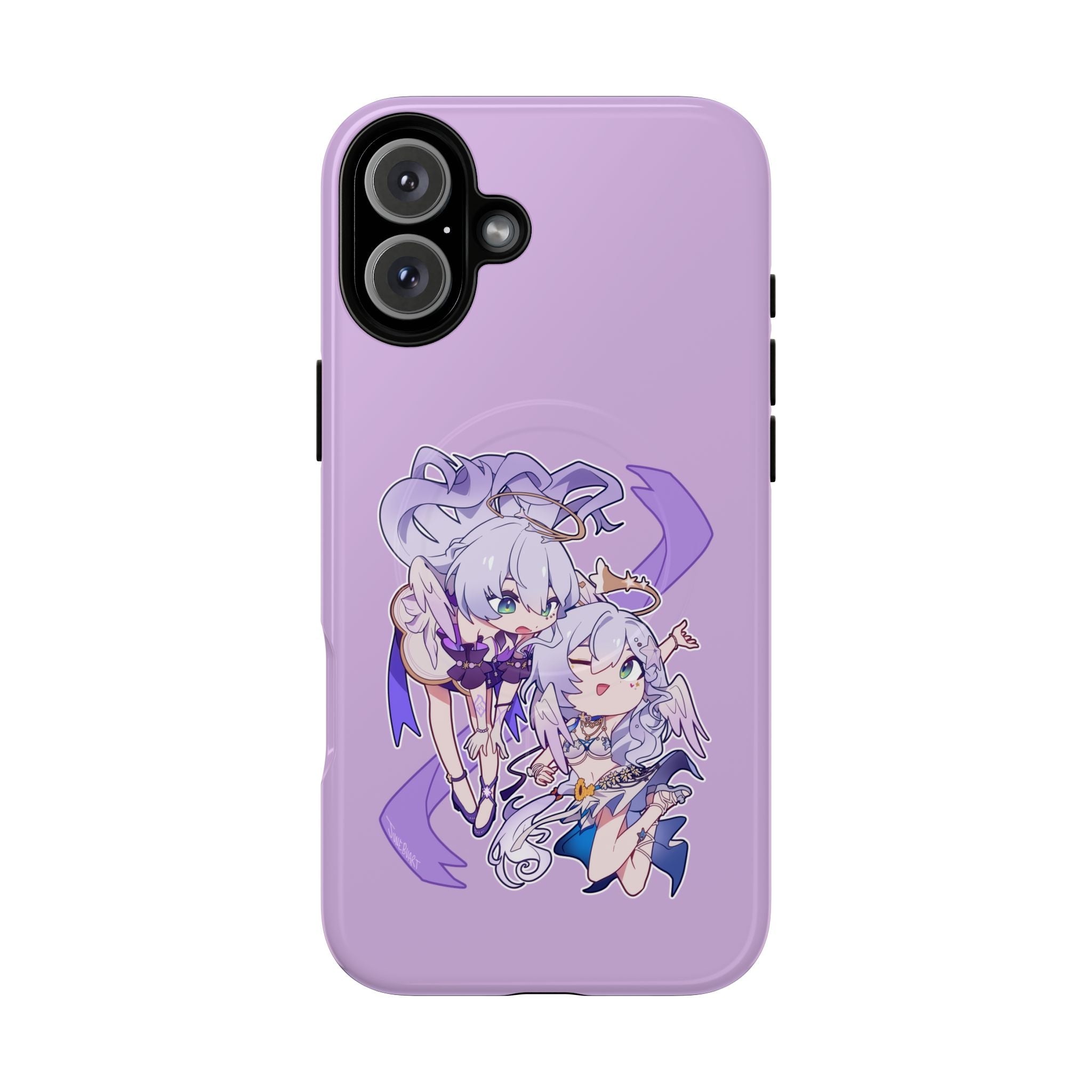 Honkai Star Rail Robin x Robin Phone Case — Lavender Tough Magnetic iPhone Cover