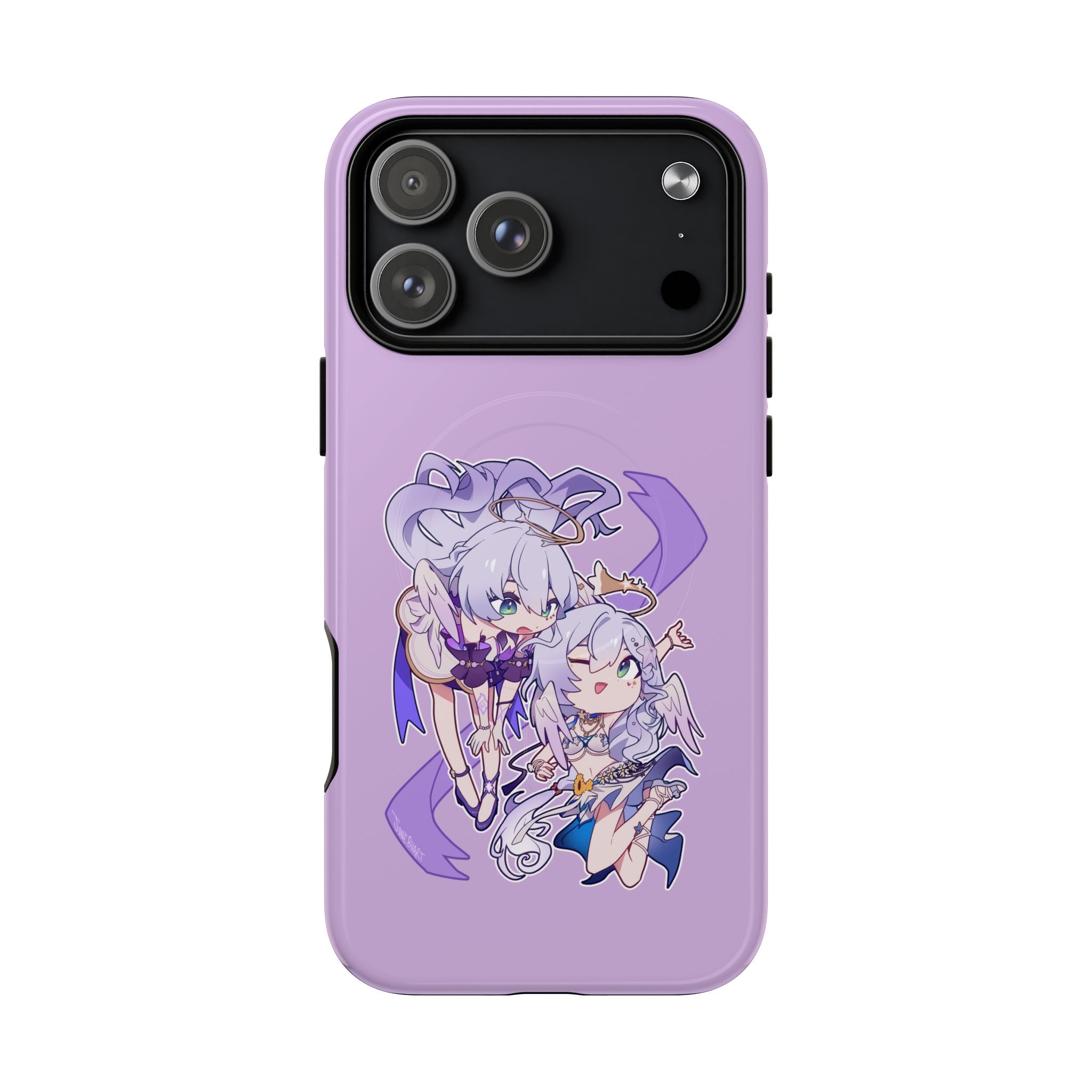 Honkai Star Rail Robin x Robin Phone Case — Lavender Tough Magnetic iPhone Cover