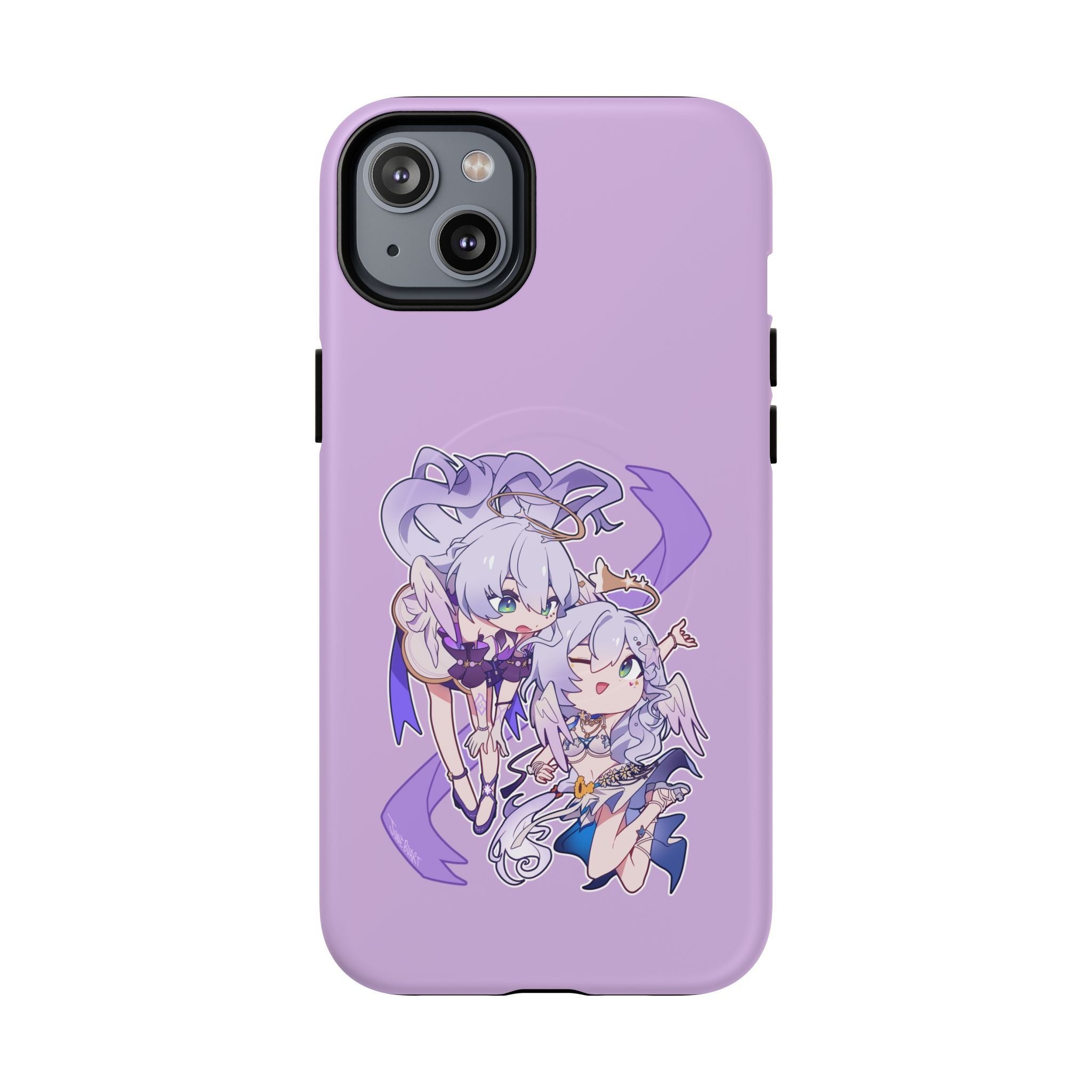 Honkai Star Rail Robin x Robin Phone Case — Lavender Tough Magnetic iPhone Cover