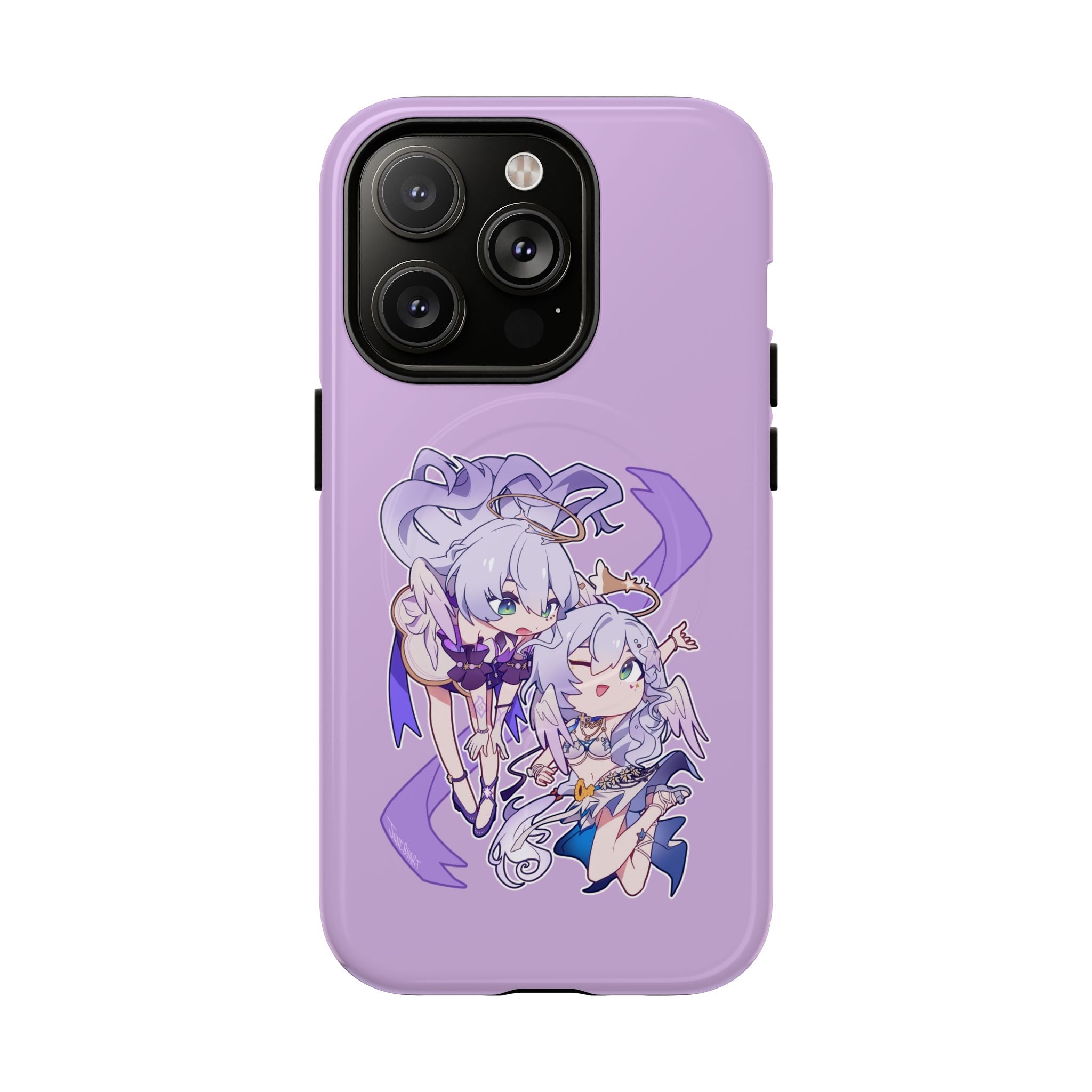 Honkai Star Rail Robin x Robin Phone Case — Lavender Tough Magnetic iPhone Cover