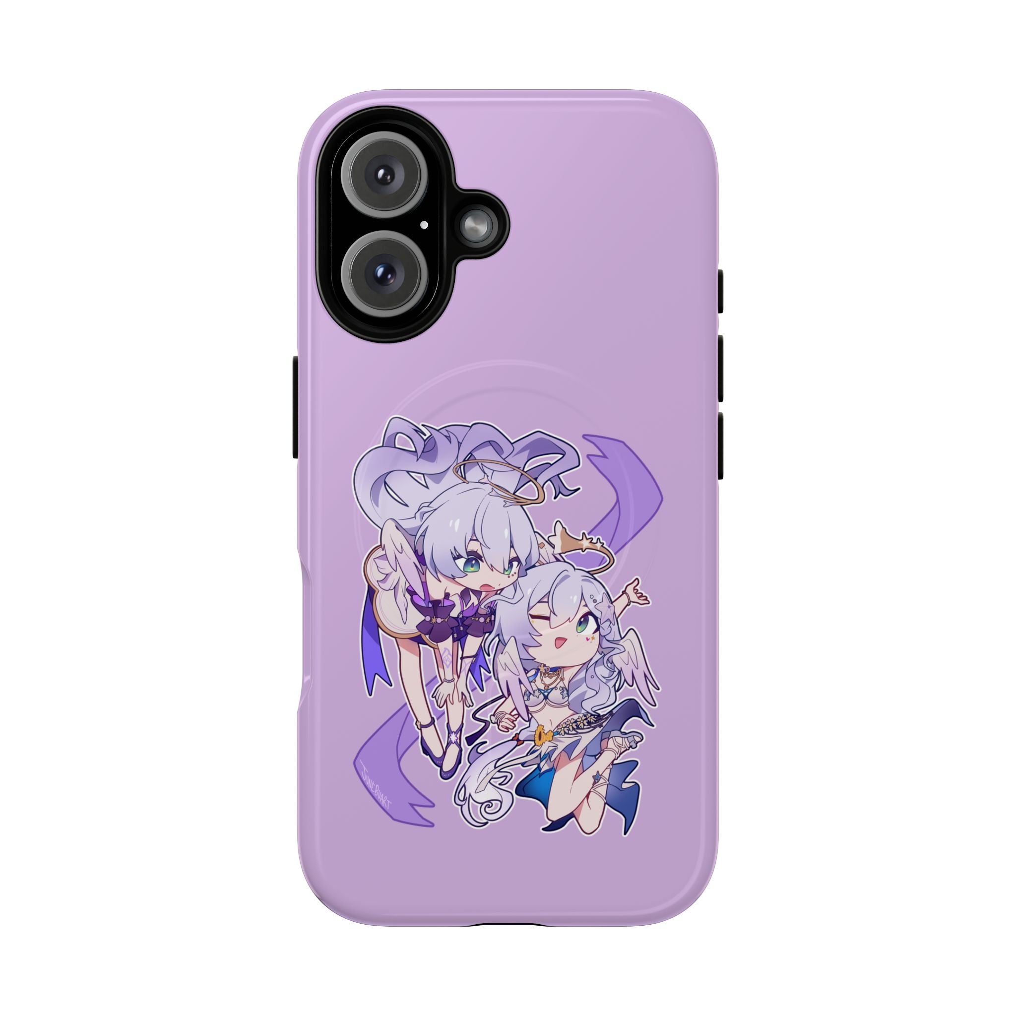 Honkai Star Rail Robin x Robin Phone Case — Lavender Tough Magnetic iPhone Cover