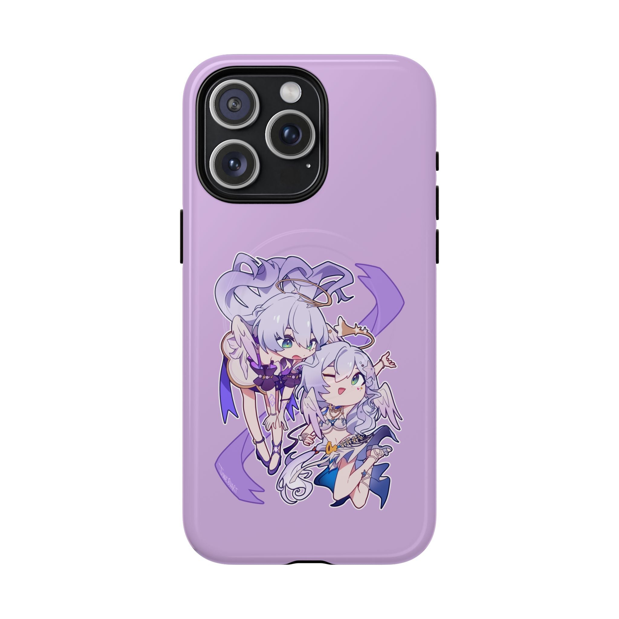 Honkai Star Rail Robin x Robin Phone Case — Lavender Tough Magnetic iPhone Cover