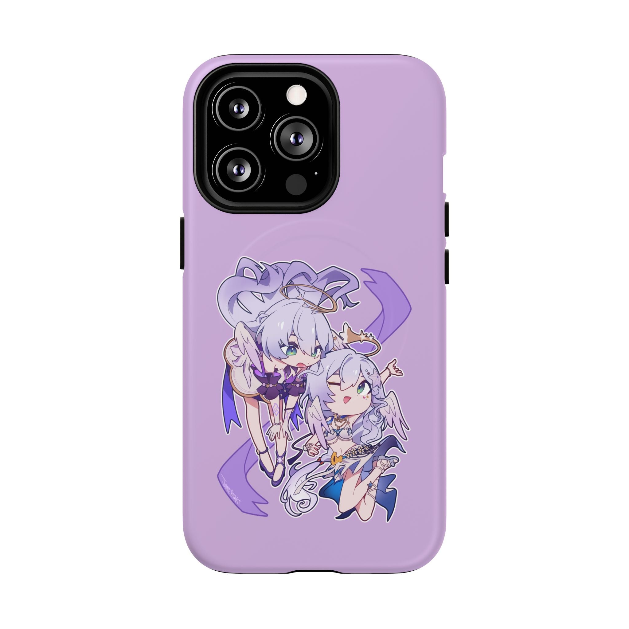 Honkai Star Rail Robin x Robin Phone Case — Lavender Tough Magnetic iPhone Cover