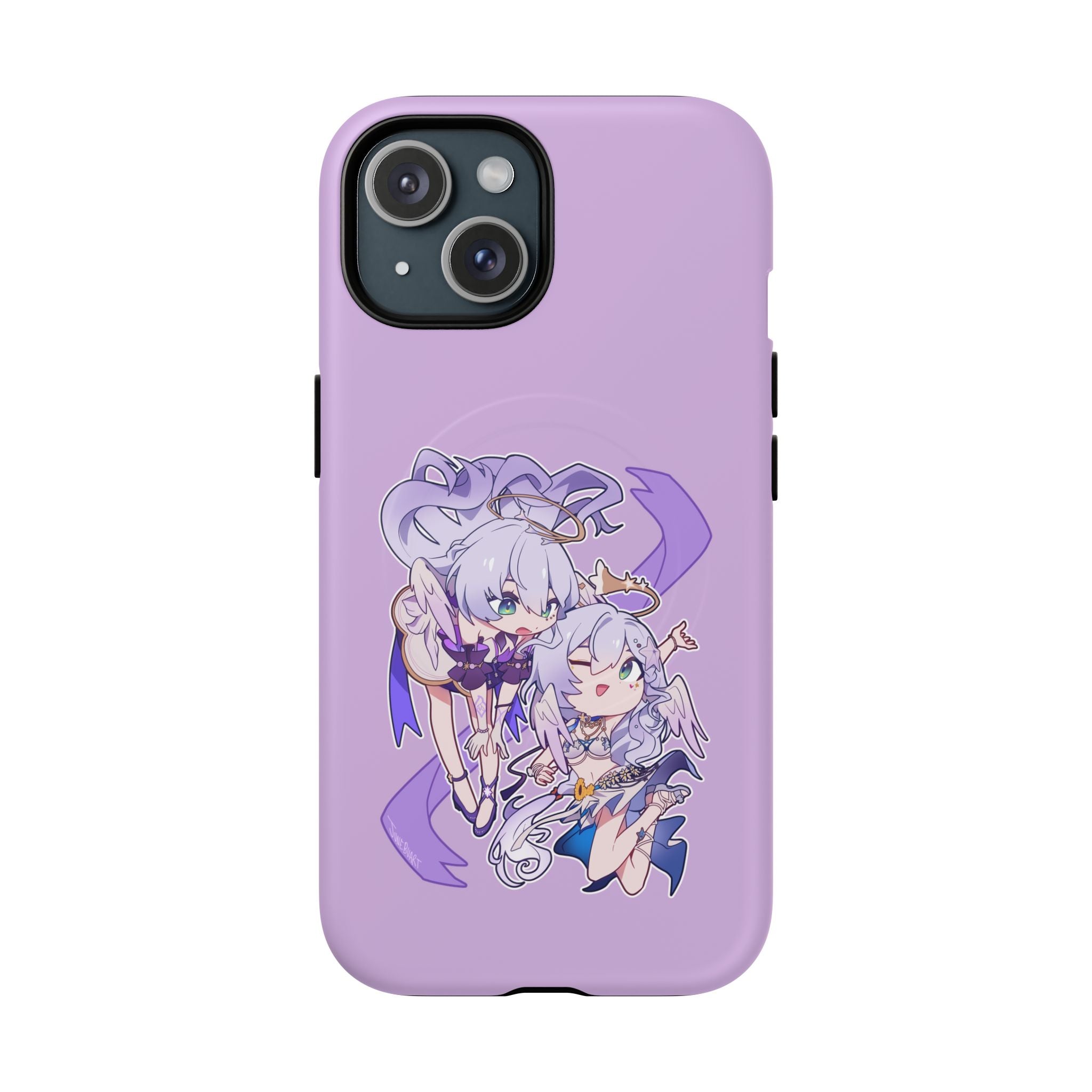 Honkai Star Rail Robin x Robin Phone Case — Lavender Tough Magnetic iPhone Cover