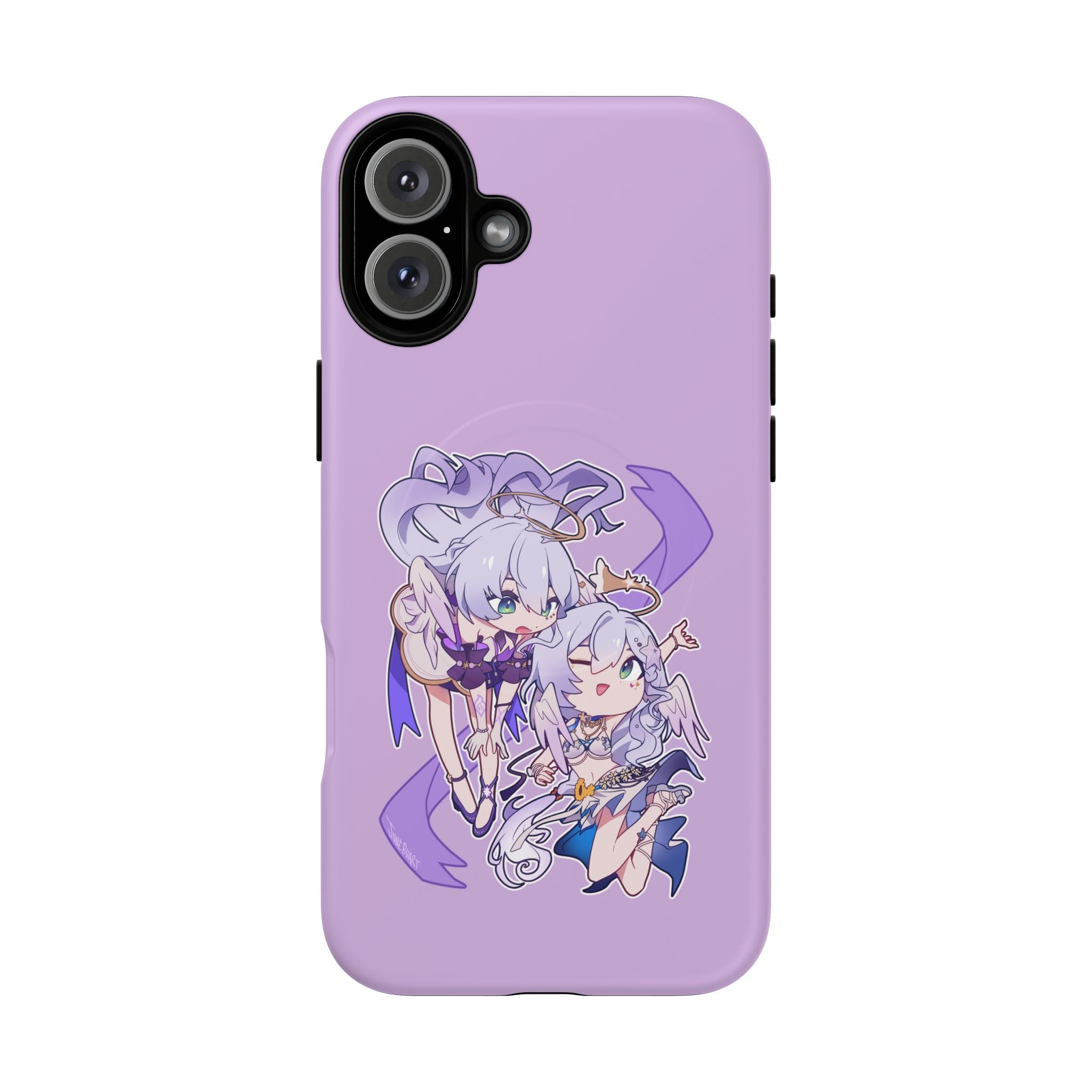 Honkai Star Rail Robin x Robin Phone Case — Lavender Tough Magnetic iPhone Cover