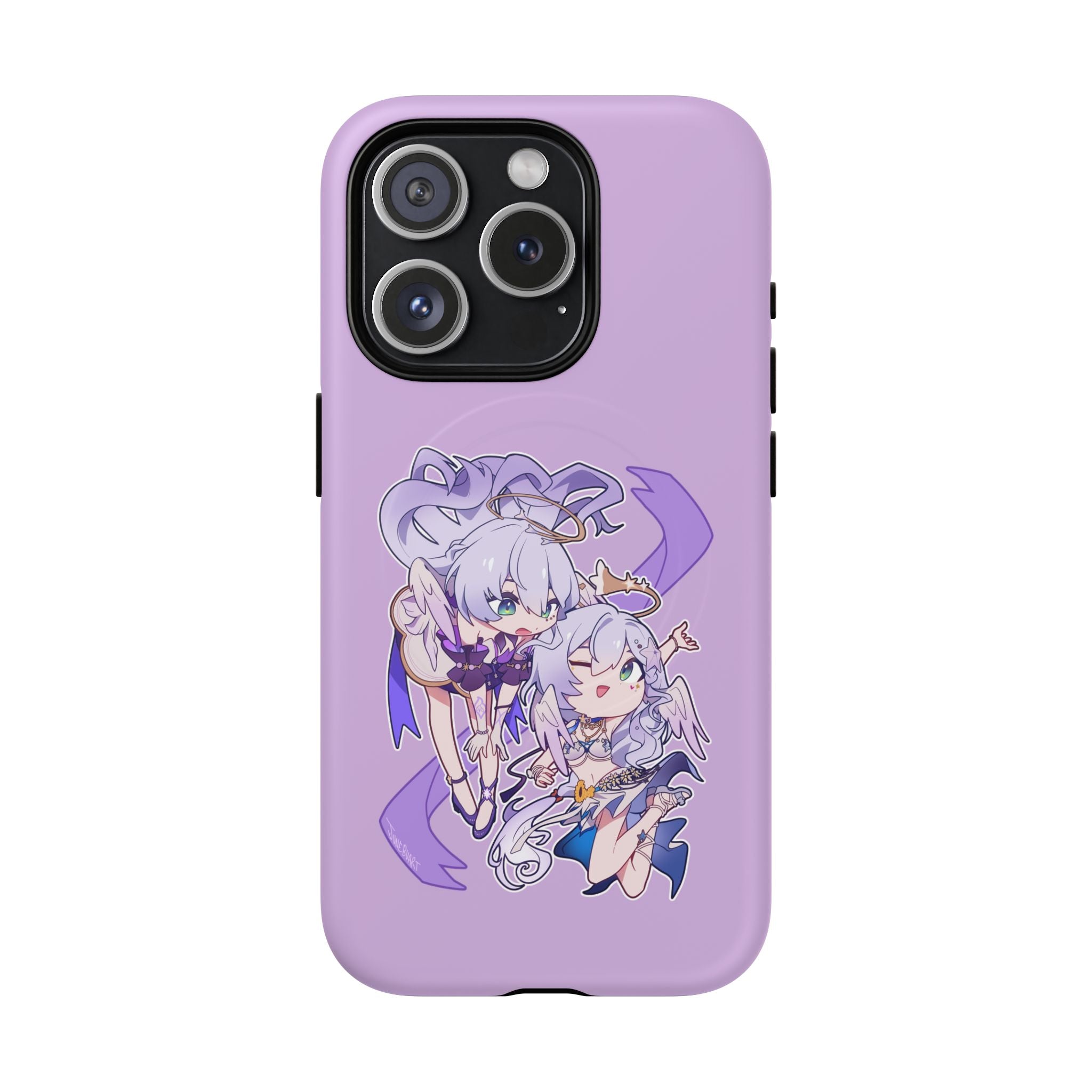 Honkai Star Rail Robin x Robin Phone Case — Lavender Tough Magnetic iPhone Cover