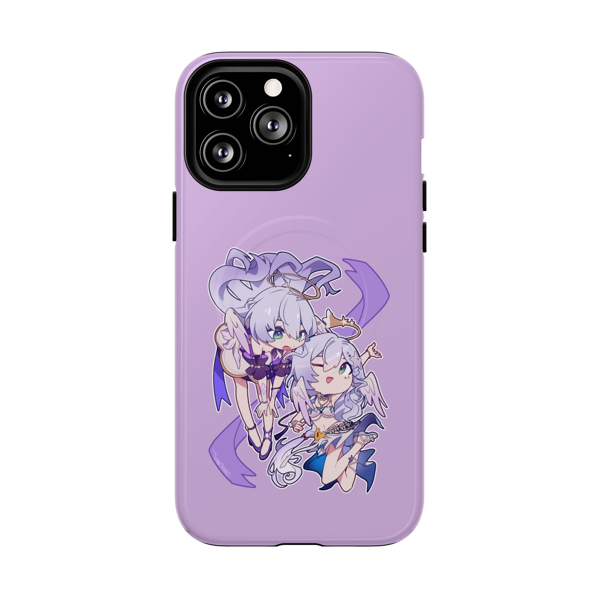Honkai Star Rail Robin x Robin Phone Case — Lavender Tough Magnetic iPhone Cover