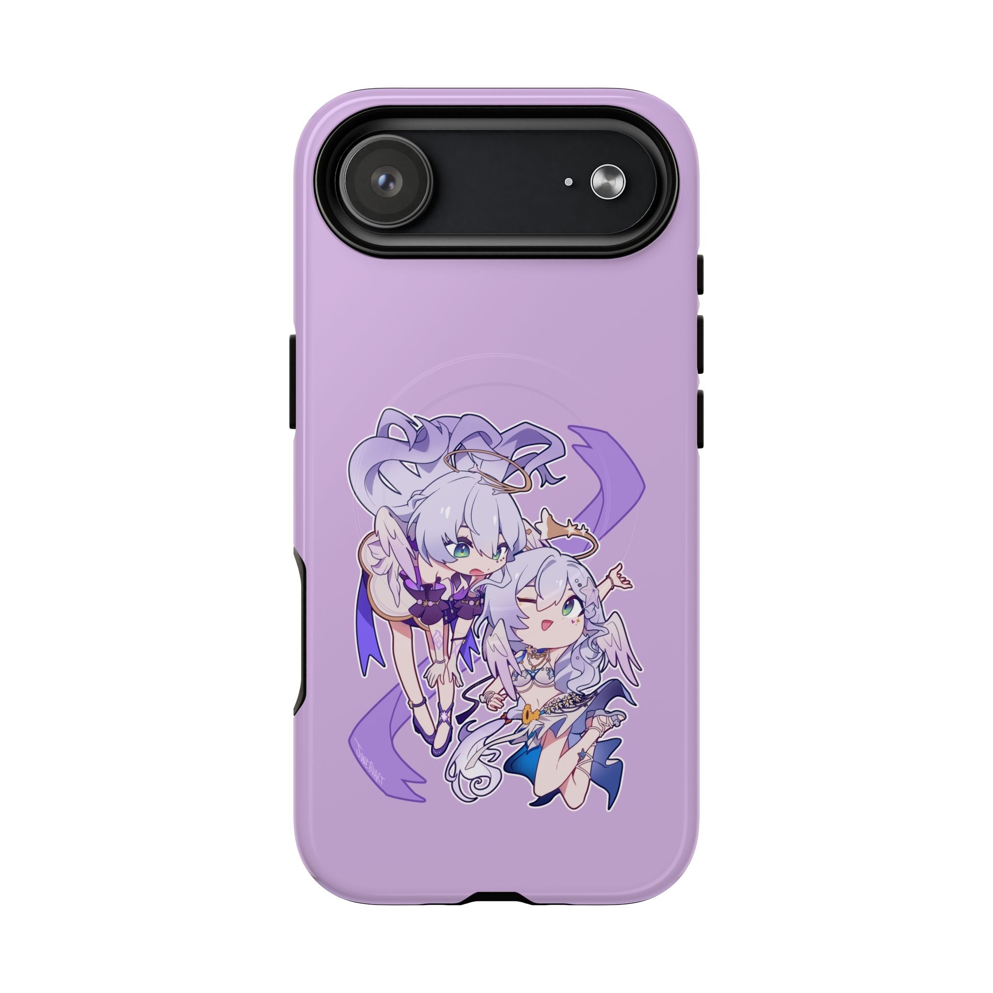 Honkai Star Rail Robin x Robin Phone Case — Lavender Tough Magnetic iPhone Cover