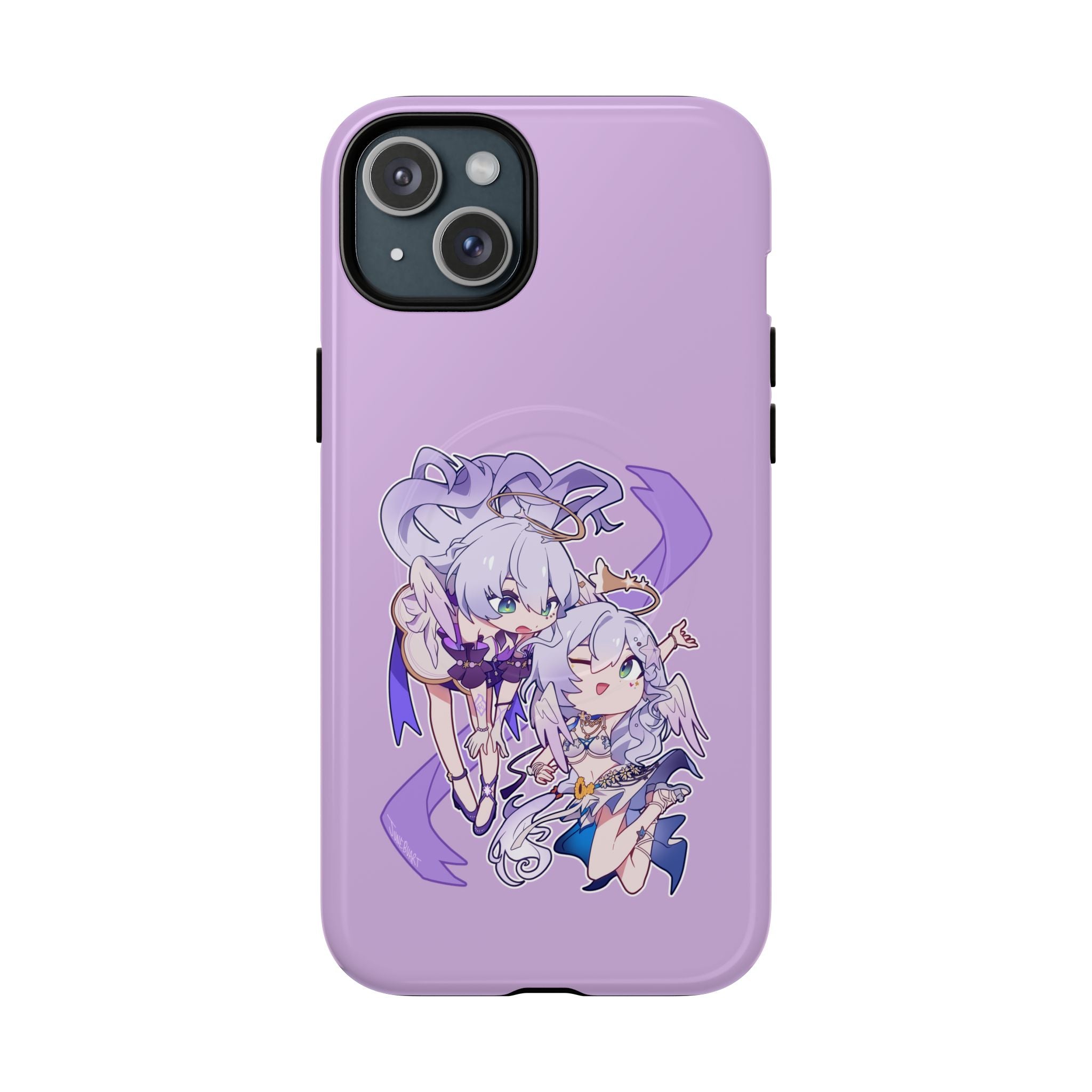 Honkai Star Rail Robin x Robin Phone Case — Lavender Tough Magnetic iPhone Cover