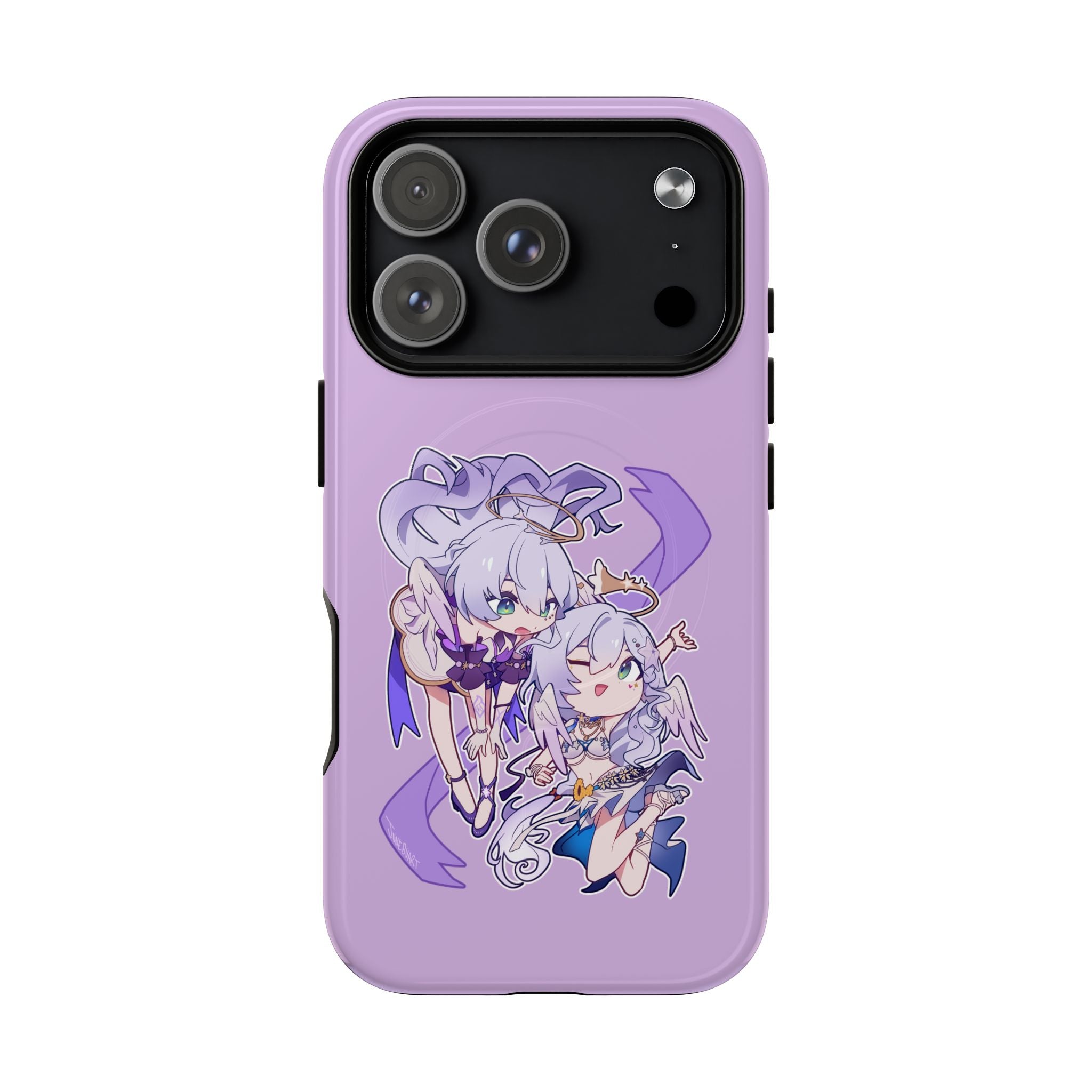 Honkai Star Rail Robin x Robin Phone Case — Lavender Tough Magnetic iPhone Cover