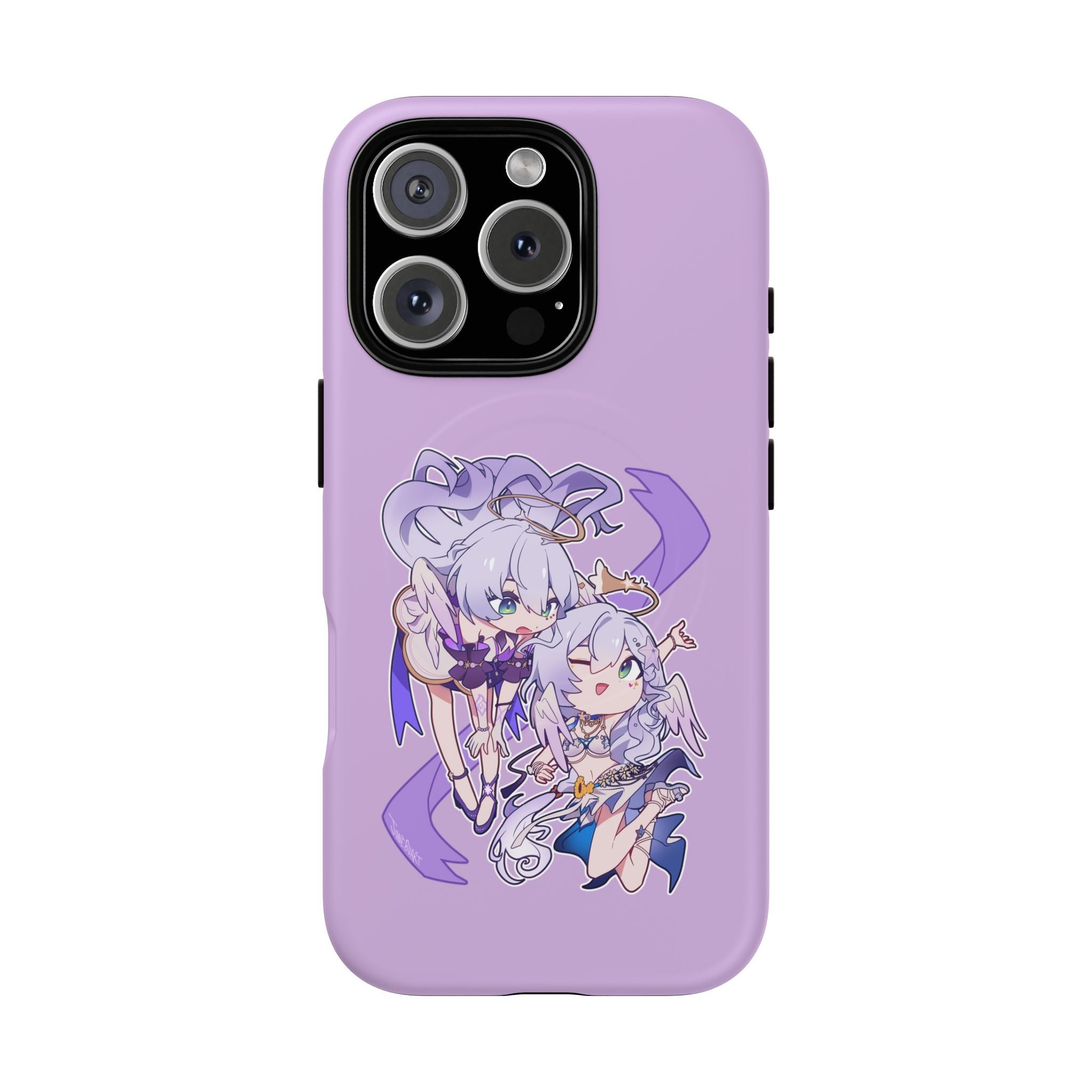 Honkai Star Rail Robin x Robin Phone Case — Lavender Tough Magnetic iPhone Cover