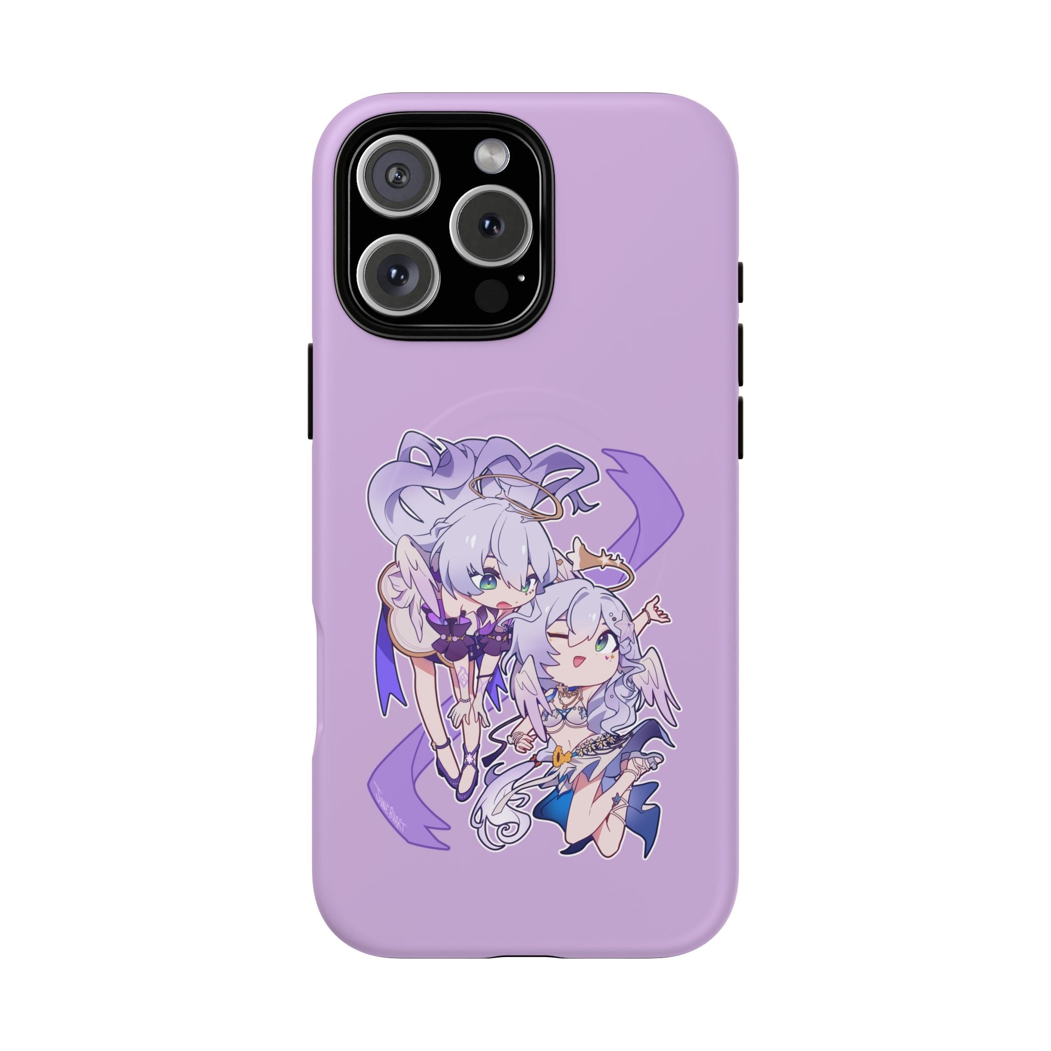 Honkai Star Rail Robin x Robin Phone Case — Lavender Tough Magnetic iPhone Cover