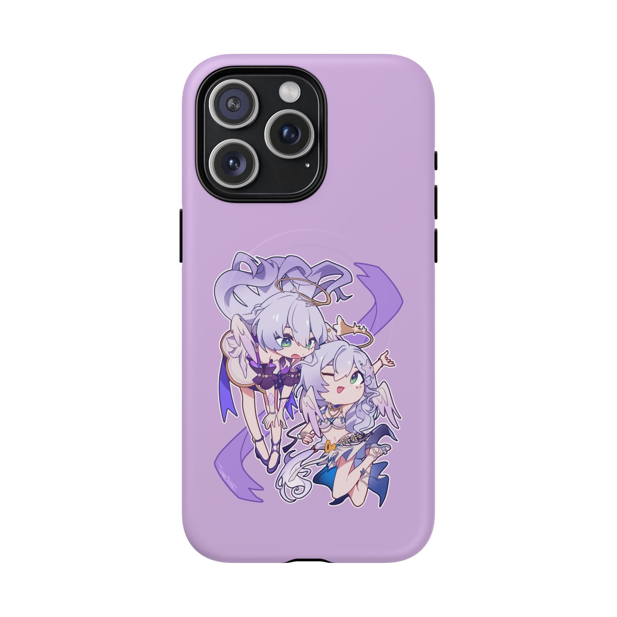 Honkai Star Rail Robin x Robin Phone Case — Lavender Tough Magnetic iPhone Cover