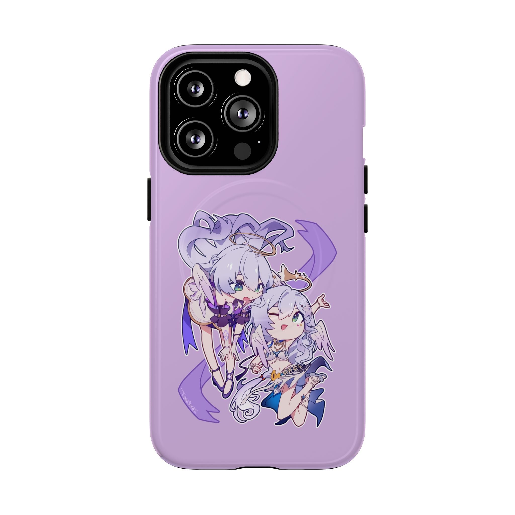 Honkai Star Rail Robin x Robin Phone Case — Lavender Tough Magnetic iPhone Cover