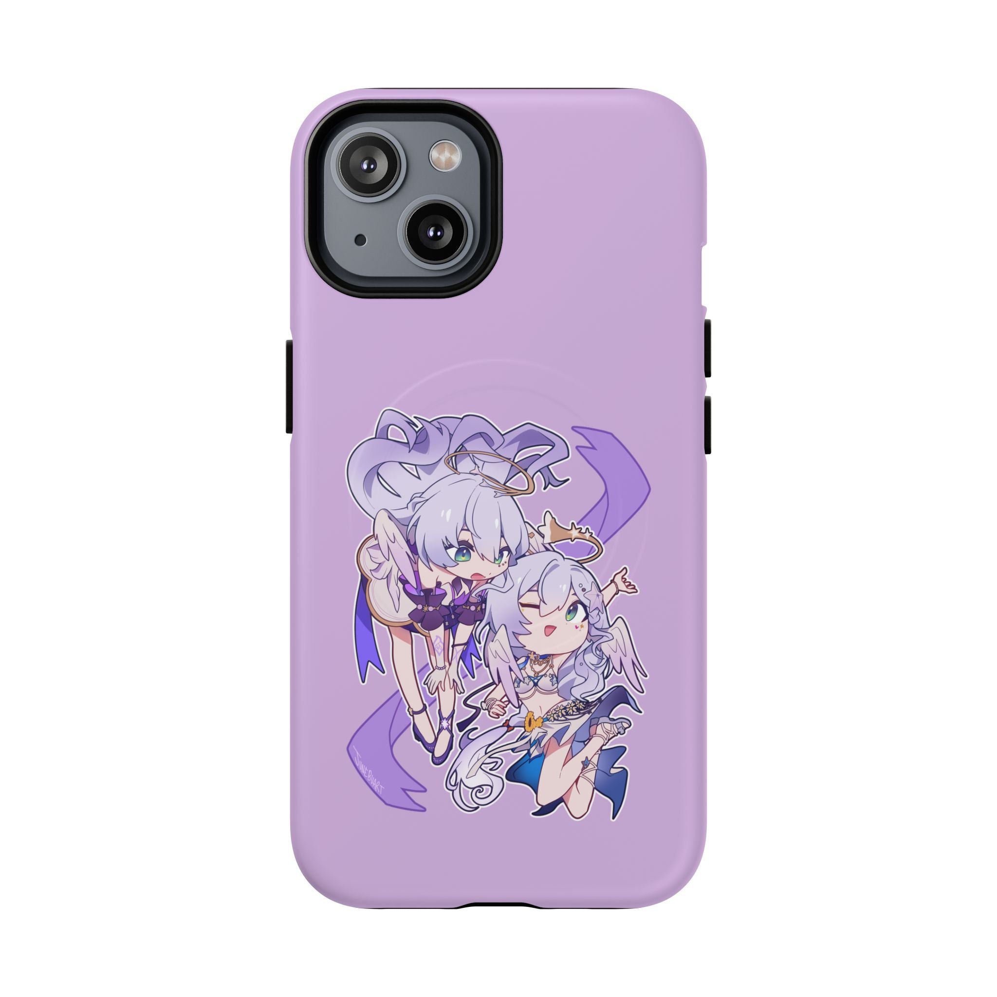 Honkai Star Rail Robin x Robin Phone Case — Lavender Tough Magnetic iPhone Cover