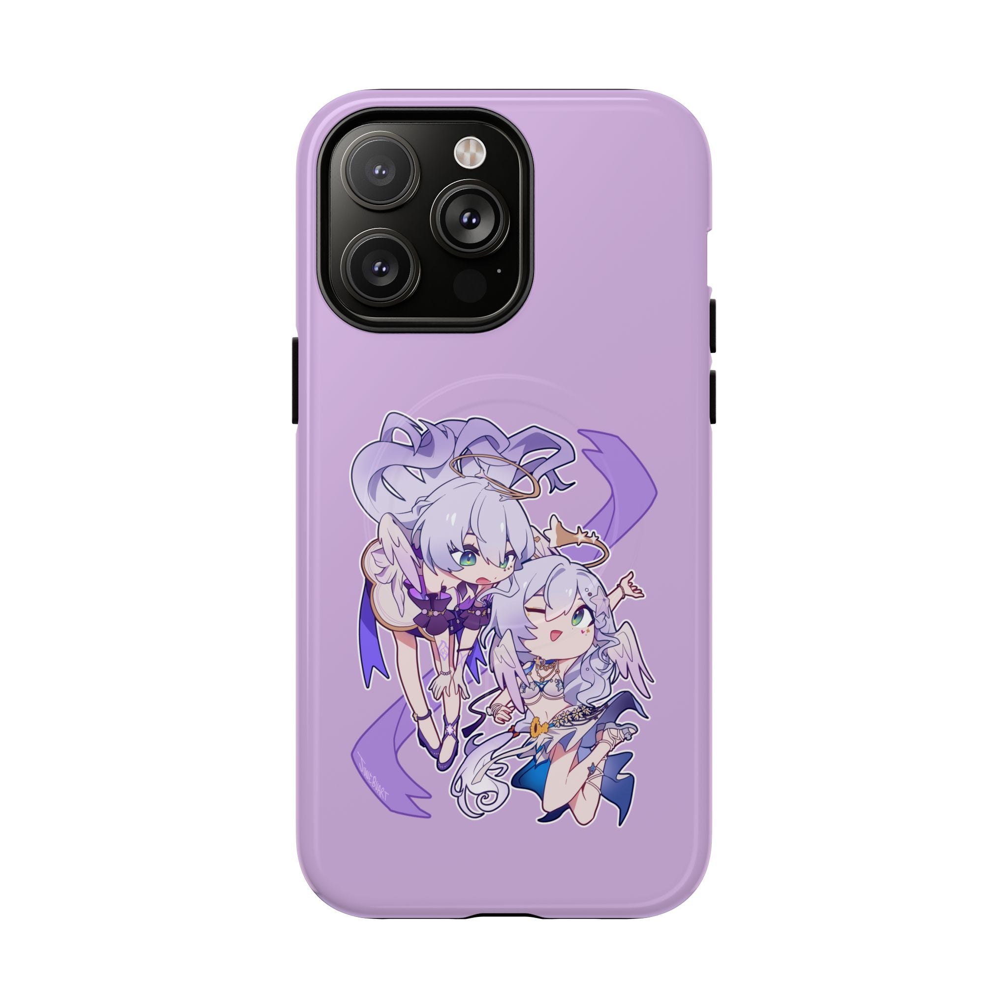 Honkai Star Rail Robin x Robin Phone Case — Lavender Tough Magnetic iPhone Cover