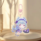 Yumemizuki Mizuki clear glitter keychain