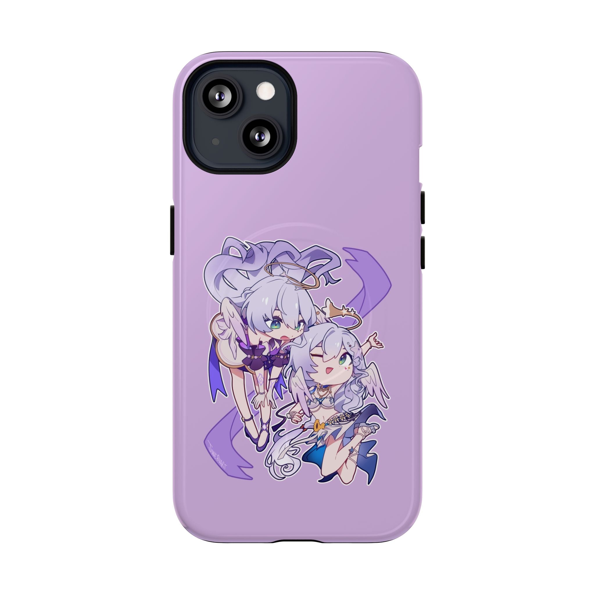 Honkai Star Rail Robin x Robin Phone Case — Lavender Tough Magnetic iPhone Cover