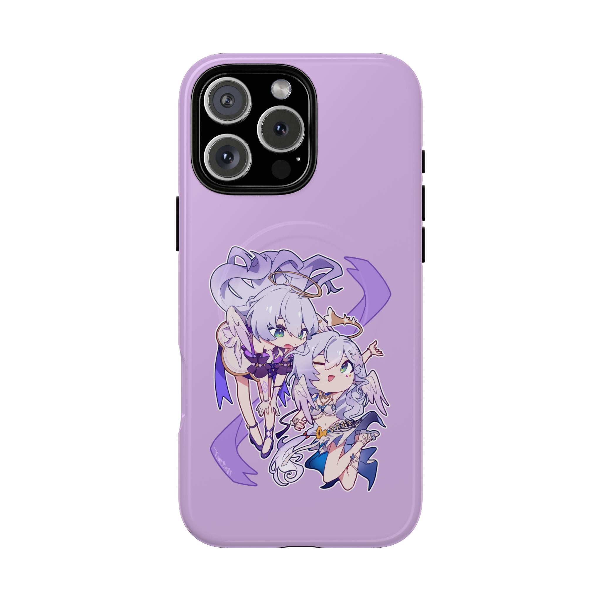 Honkai Star Rail Robin x Robin Phone Case — Lavender Tough Magnetic iPhone Cover