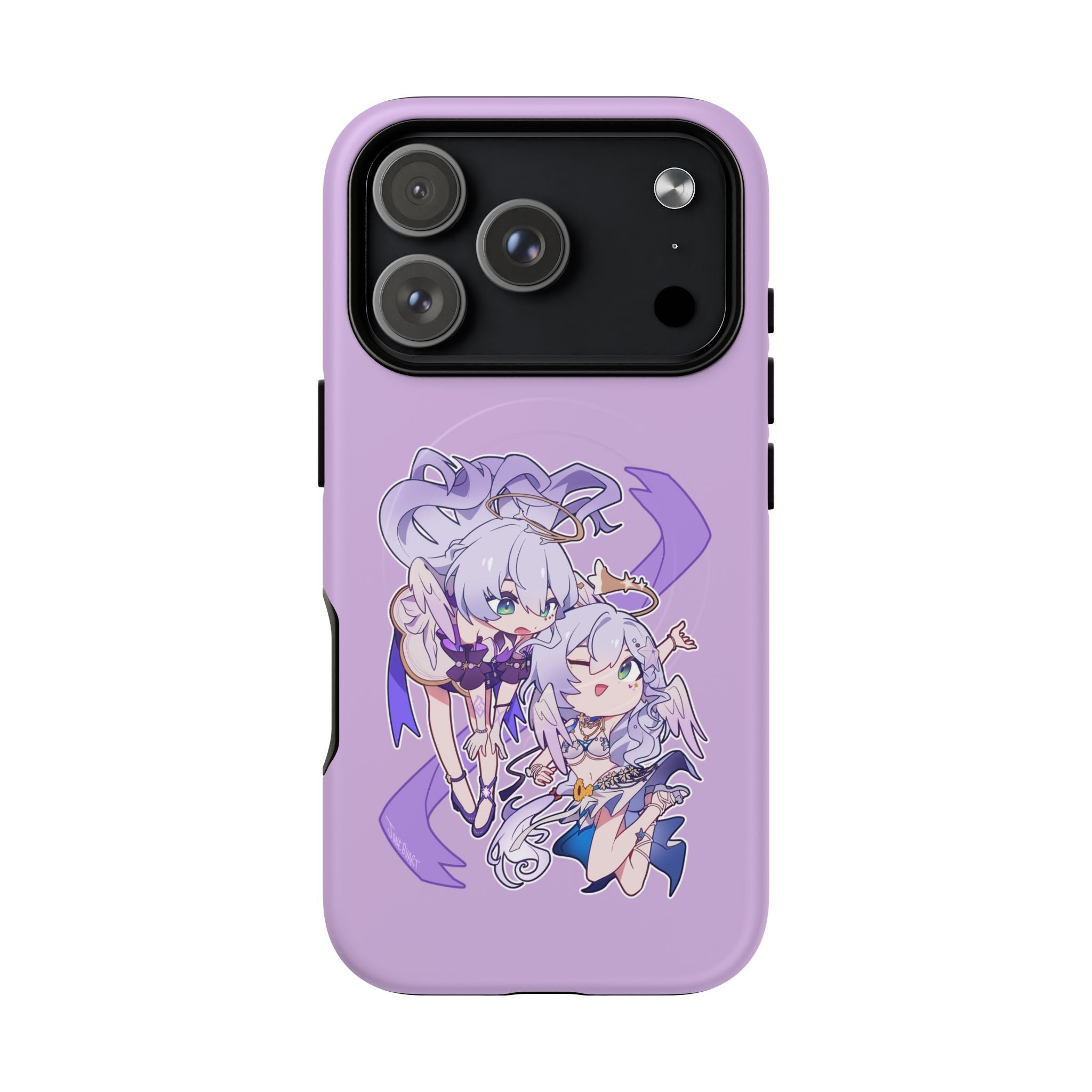 Honkai Star Rail Robin x Robin Phone Case — Lavender Tough Magnetic iPhone Cover