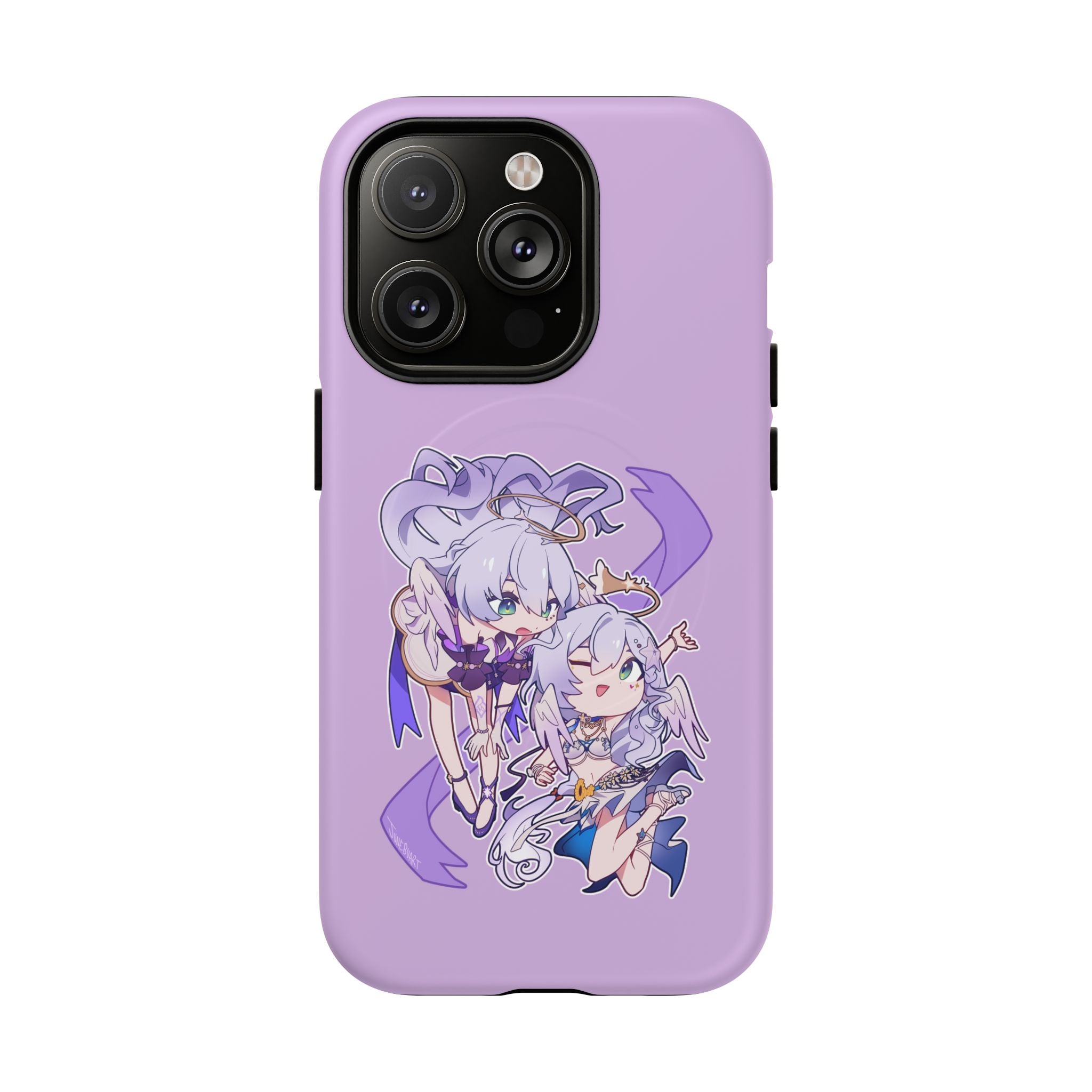 Honkai Star Rail Robin x Robin Phone Case — Lavender Tough Magnetic iPhone Cover
