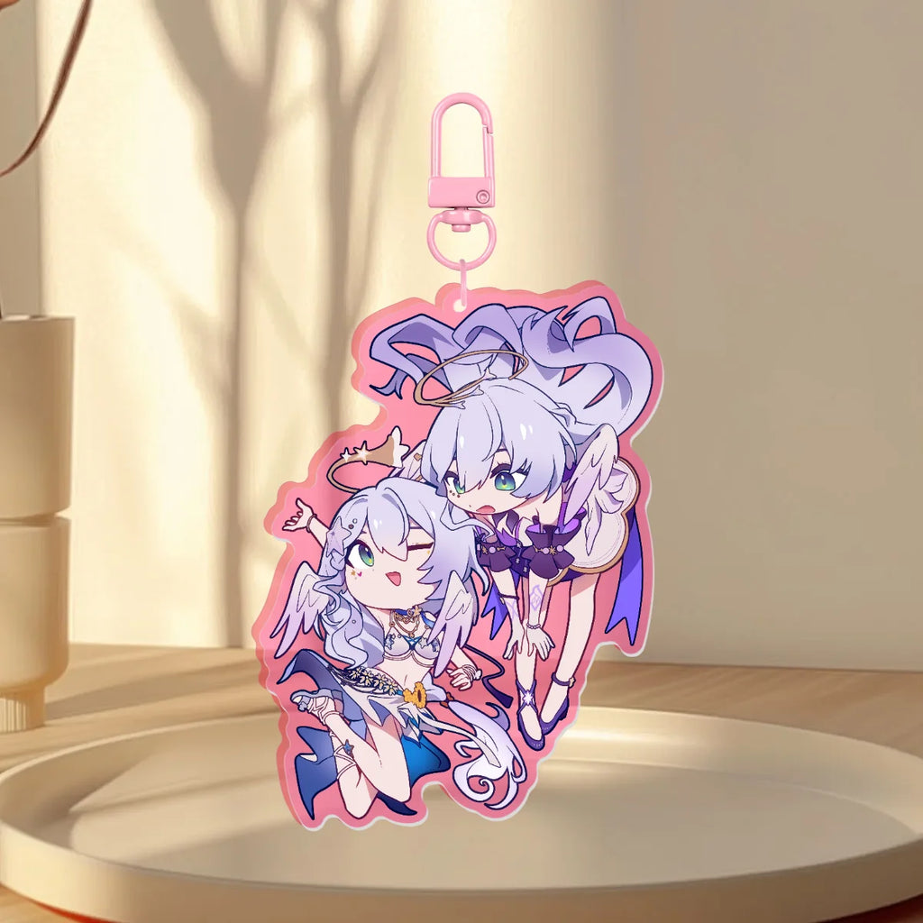 Honkai Star Rail Robin x Robin Keychain