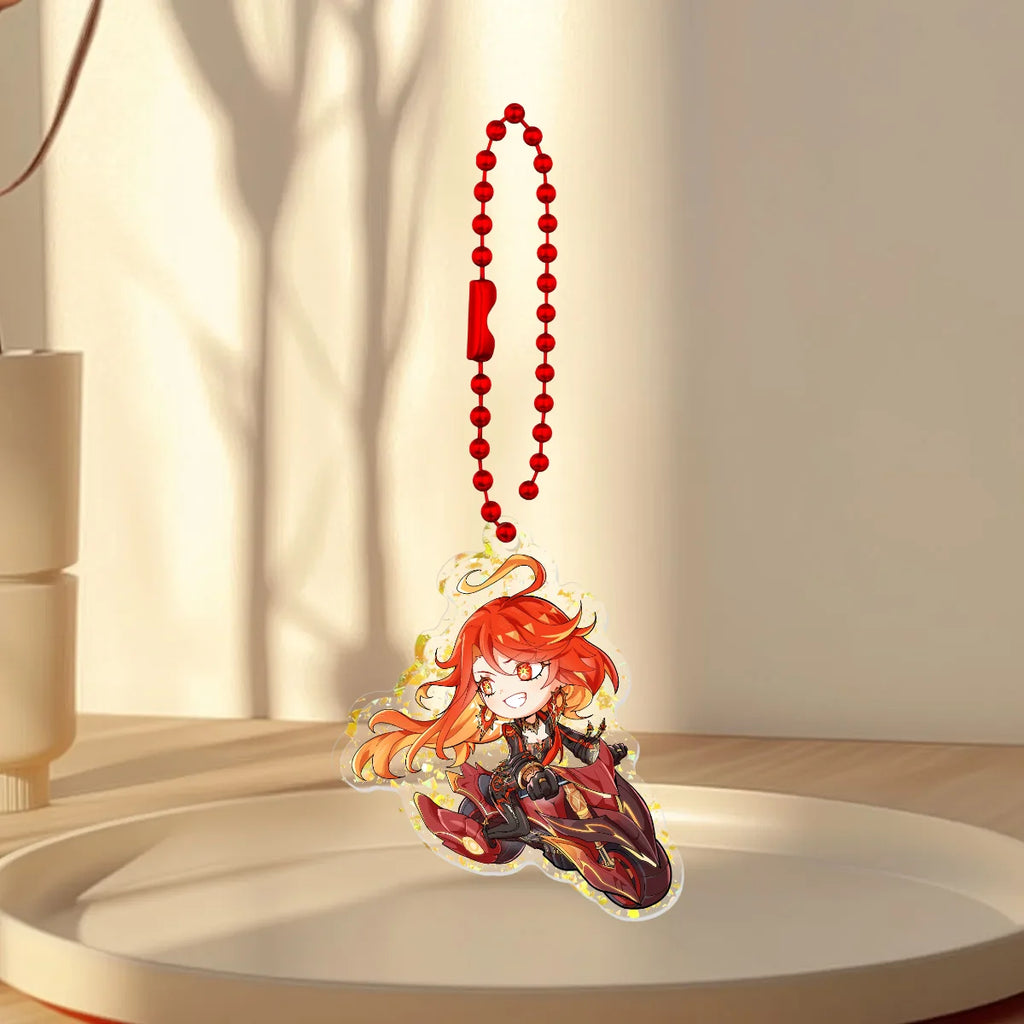 Mavuika gold foil keychain