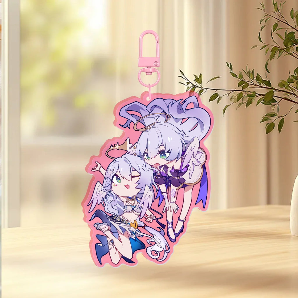Honkai Star Rail Robin x Robin Keychain