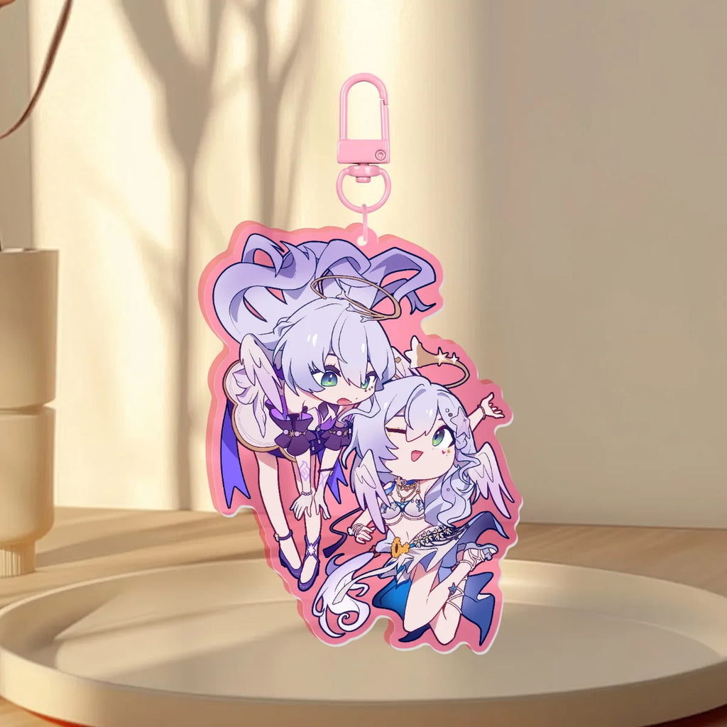 Honkai Star Rail Robin x Robin Keychain